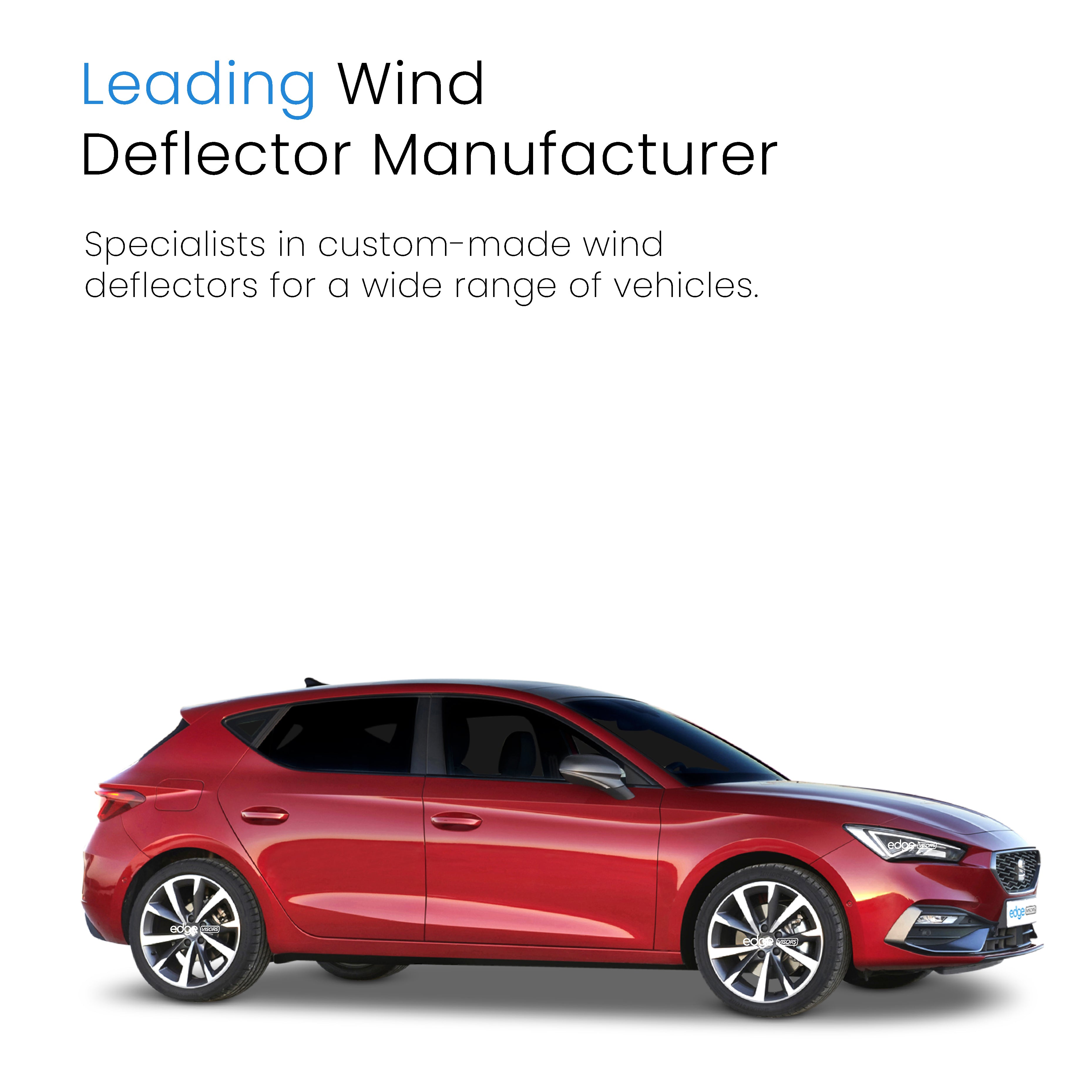 Seat Leon MK4 2020-onwards 5 Door Hatchback Wind Deflectors 4pc