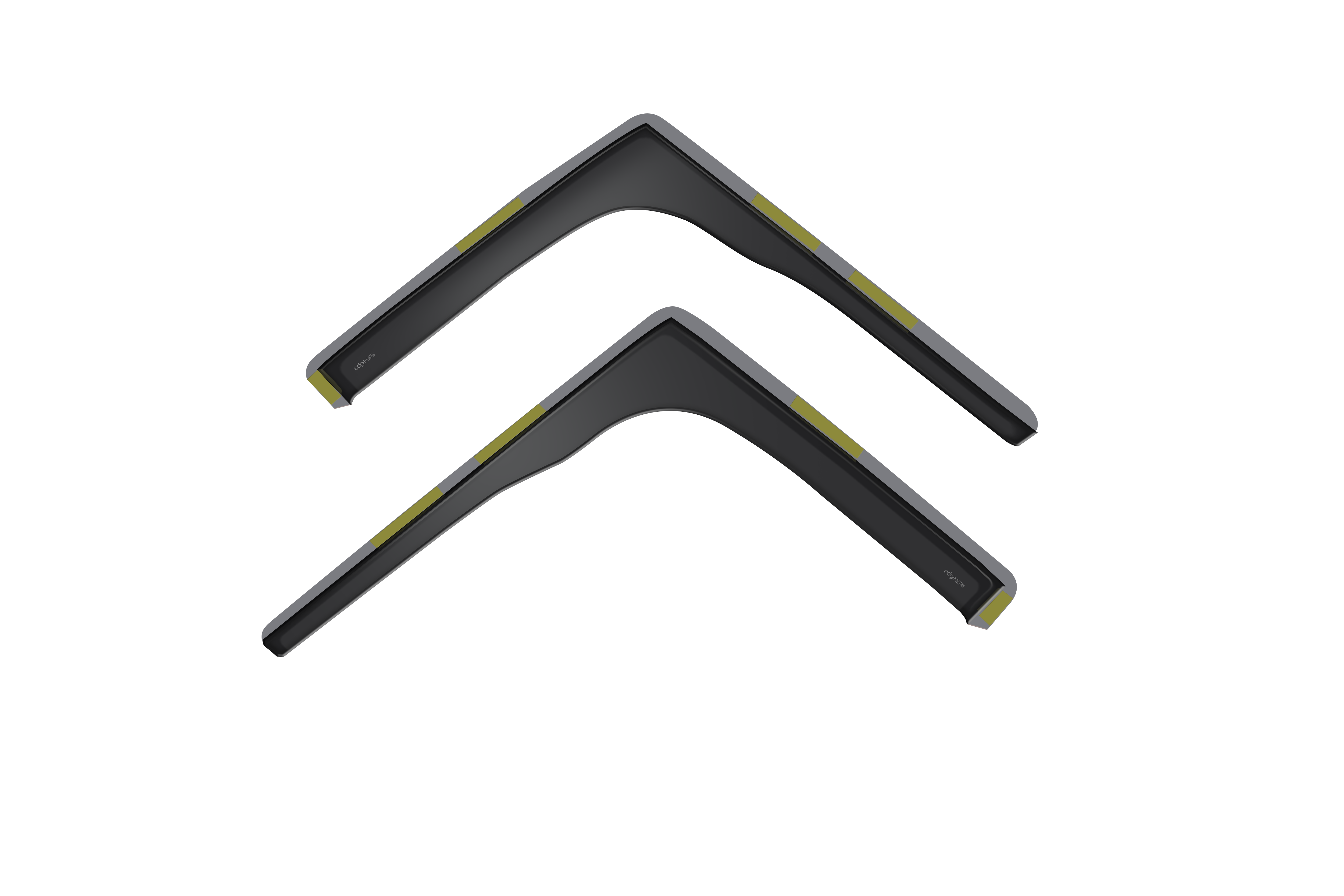 Ford Transit Custom/Tourneo MK2 2023-onwards 2 Door Van Wind Deflectors 4pc
